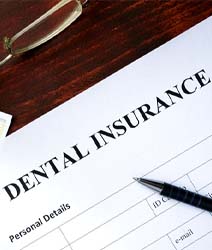 Dental insurance paperwork for dental emergency in Edmonton