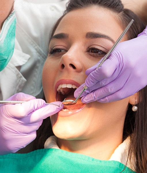 patient getting root canal therapy in Edmonton