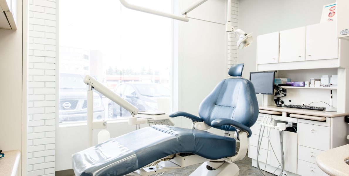 Dental treatment chair in Edmonton