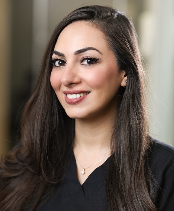 Dental office receptionist Maryam